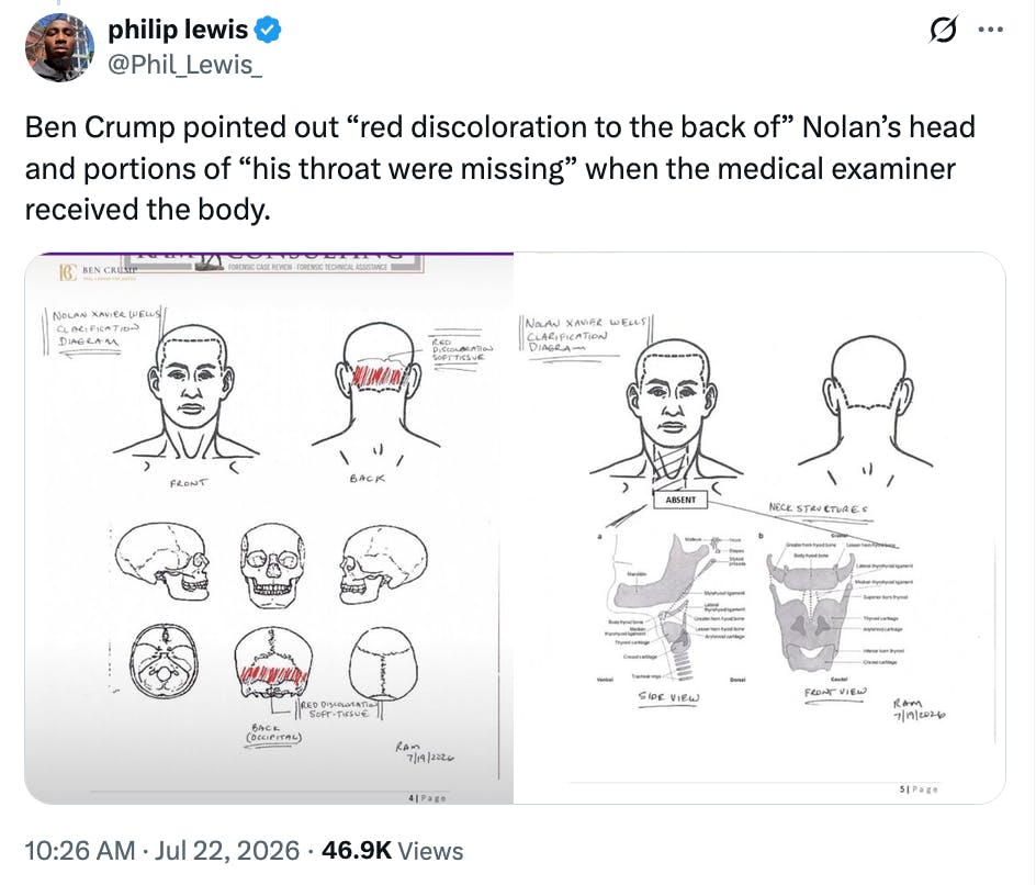 Nolan Wells autopsy raises more questions about Black teen’s death