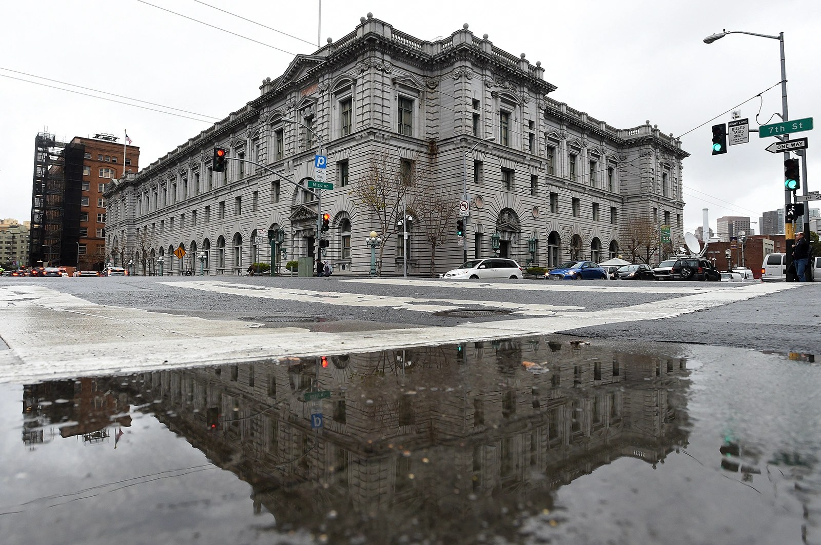 The 9th Circuit Court of Appeals building in San Francisco is seen on Feb. 6, 2017.