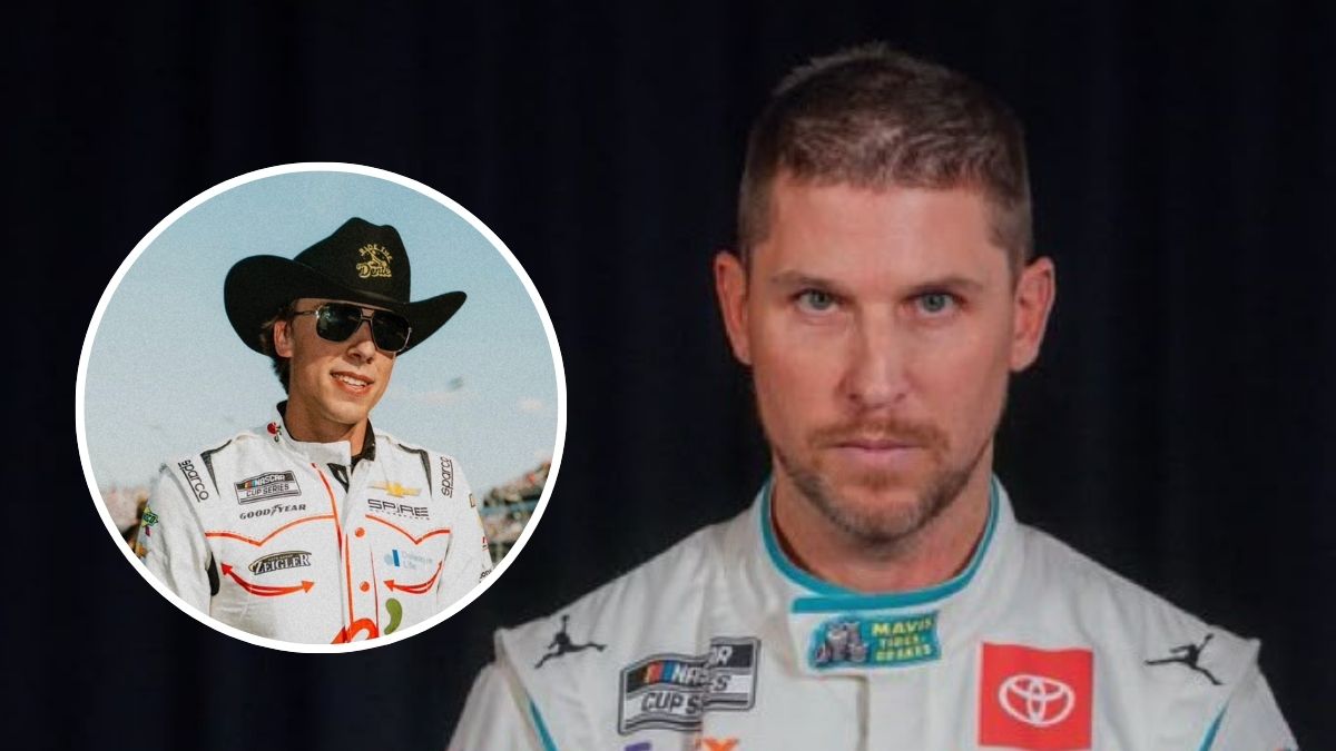 Denny Hamlin explains gesture at Carson Hocevar during NASCAR’s North Wilkesboro return
