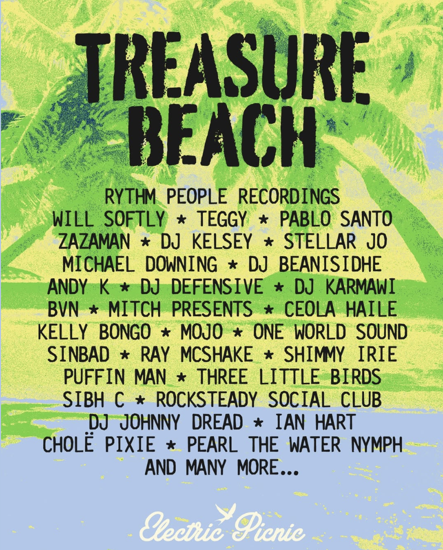 Electric Picnic 2026: Treasure Beach line-up revealed featuring Rhythm People Recordings, Teggy, DJ Will Softly and many more