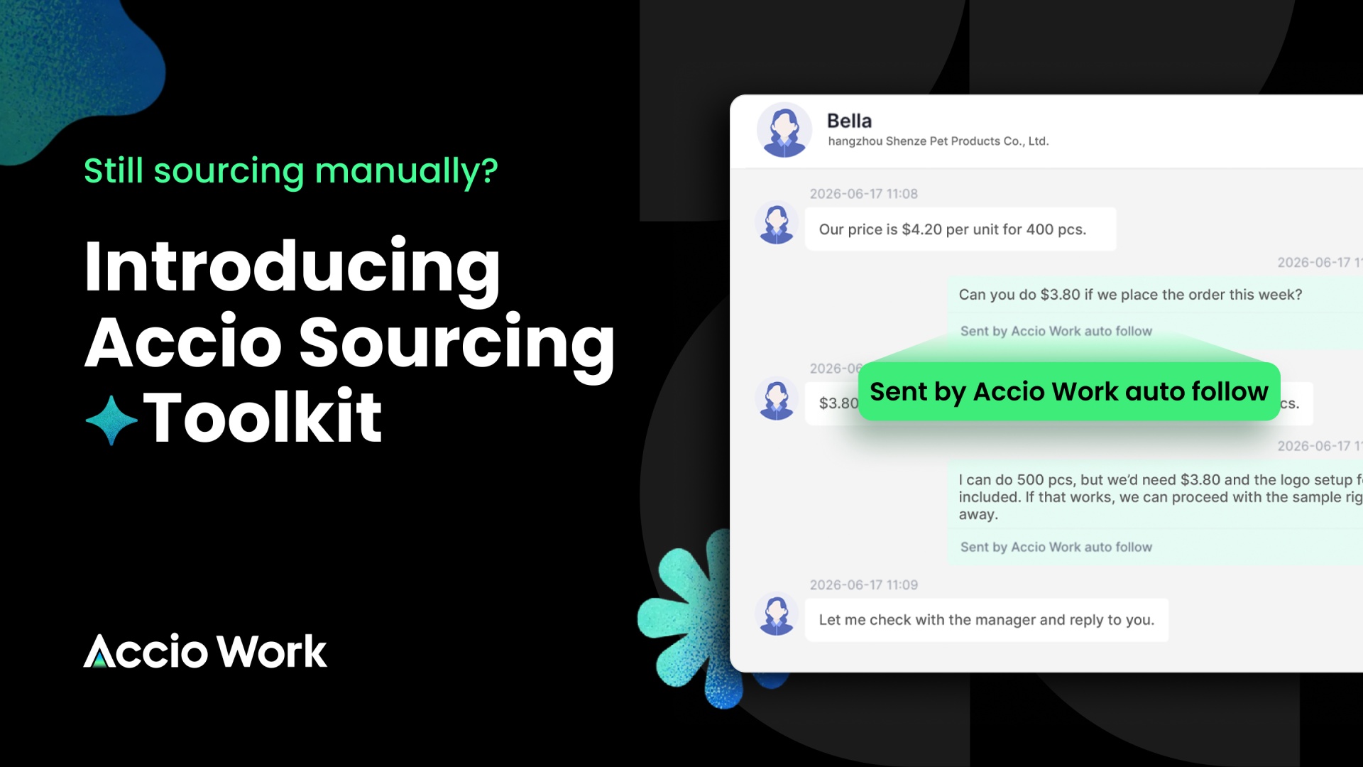 The sourcing tool that works while you sleep