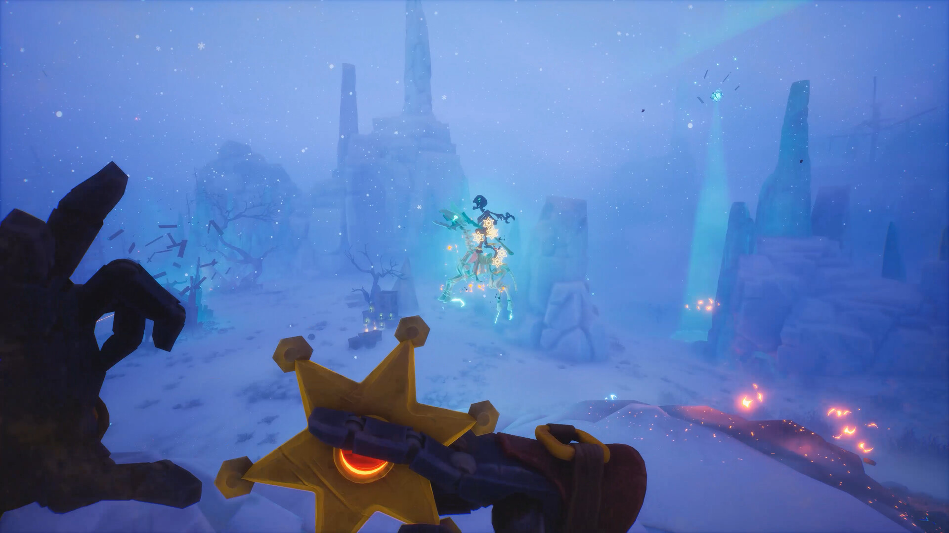 Fighting undead cowboys in Far Far West