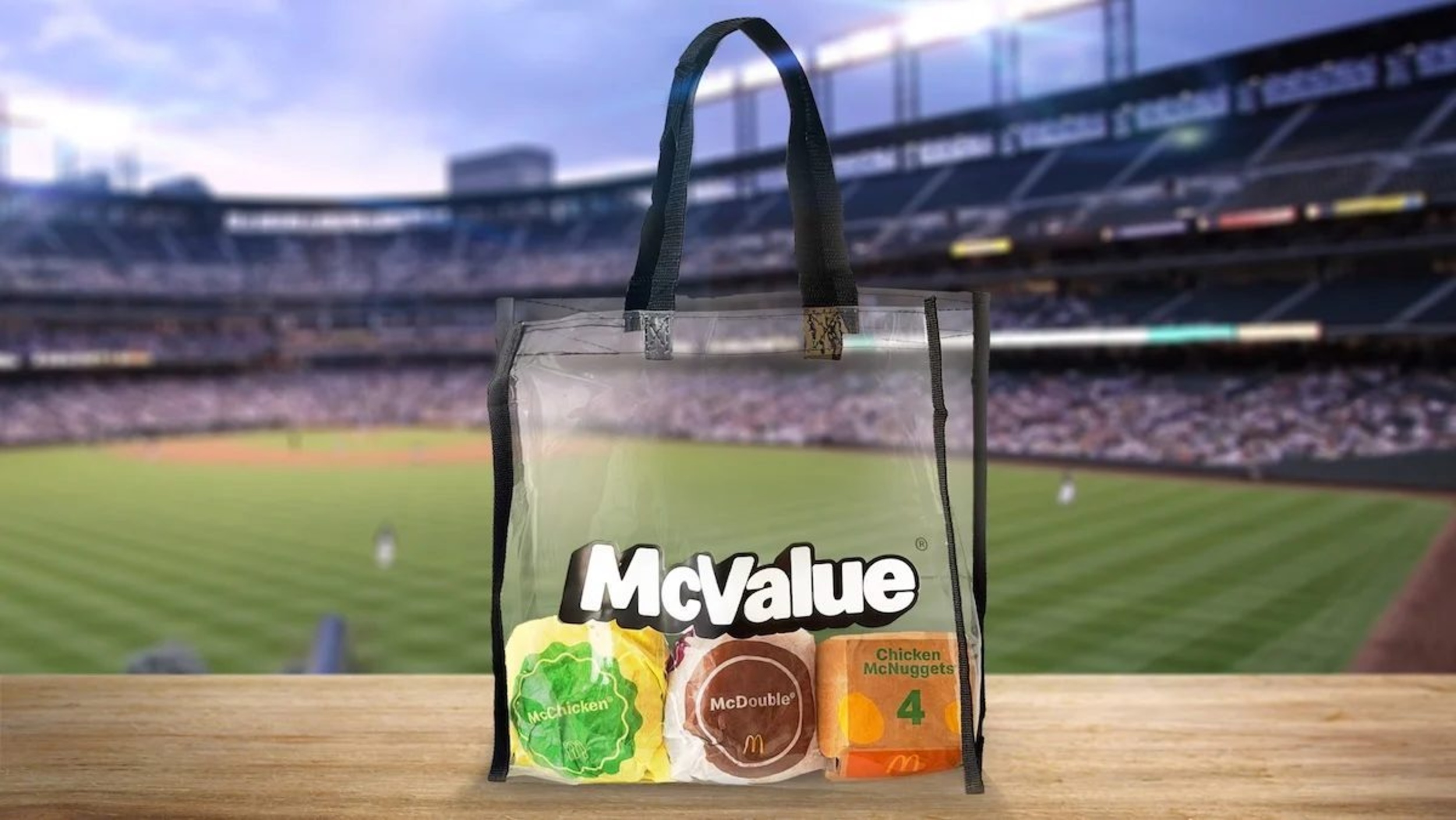 Bring outside food into stadiums with McDonald's McValue Pack Bags