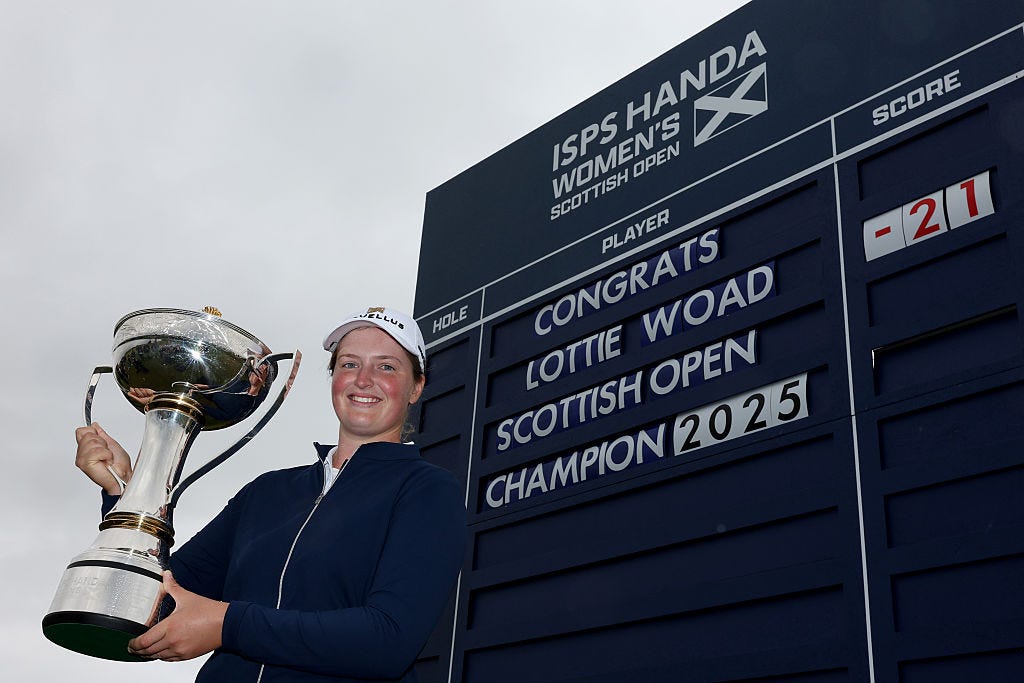 Nelly Korda, Charley Hull, Lottie Woad grouped together at Scottish Open