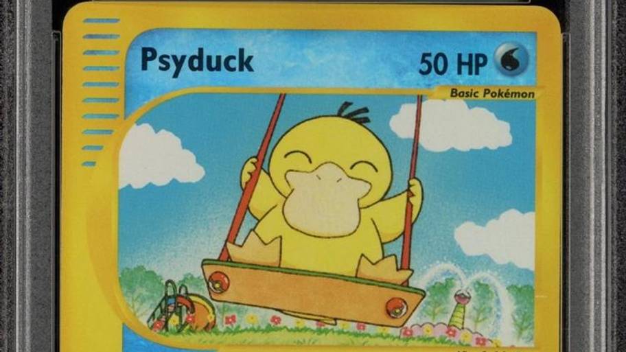 2003 Aquapolis Psyduck Reverse Holo PSA 9