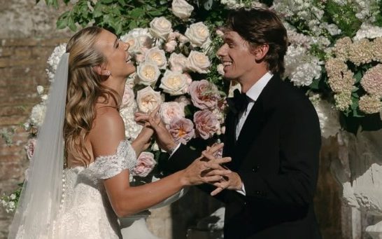 Katie Boulter and Alex de Minaur’s lavish Tuscan wedding pictured