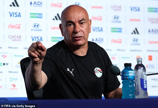 Egypt manager Hossam Hassan furiously accused FIFA of rigging the World Cup after his side were knocked out by Argentina