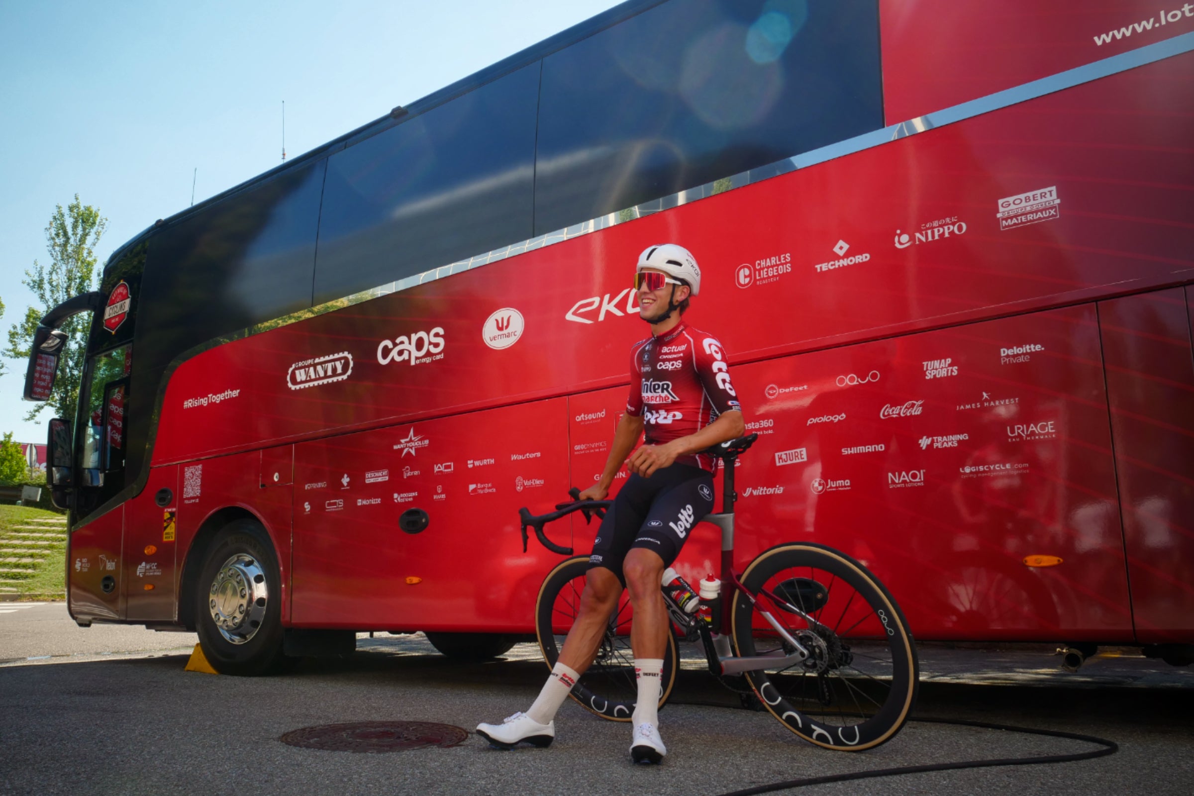 We dug into a Tour de France team truck. The amount of gear is staggering.