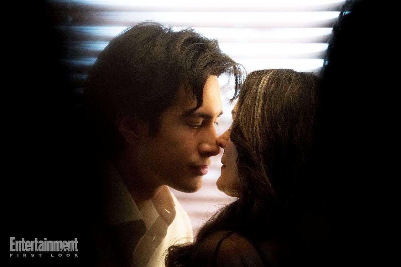 Hudson Williams and Carrie-Anne Moss in YAGA