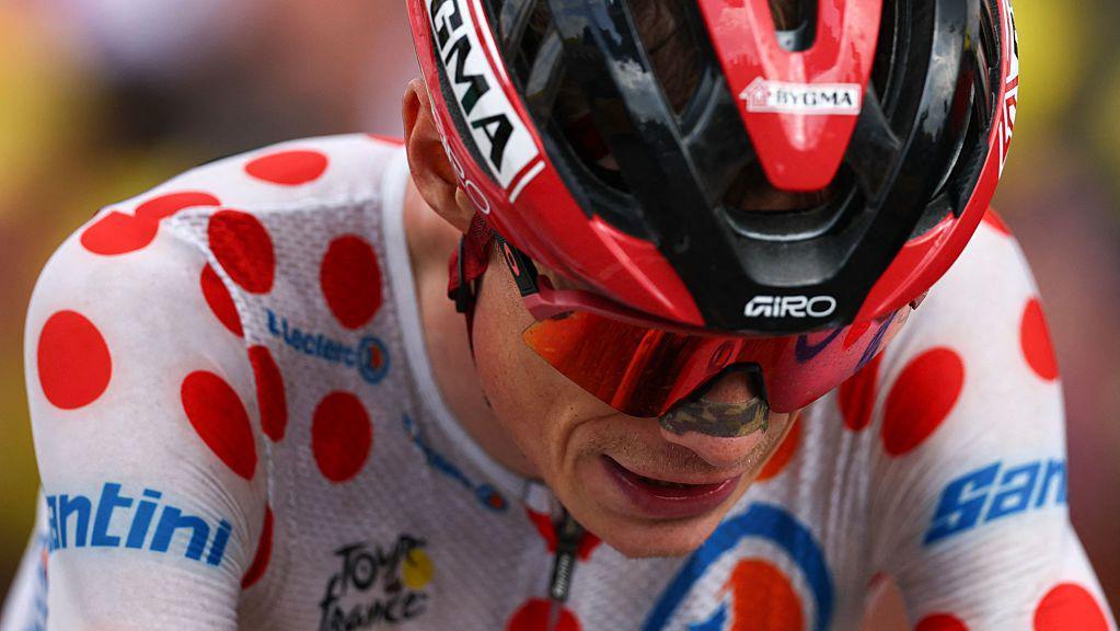 Vingegaard was woken at two o'clock in the morning to test before crashing out the next day
