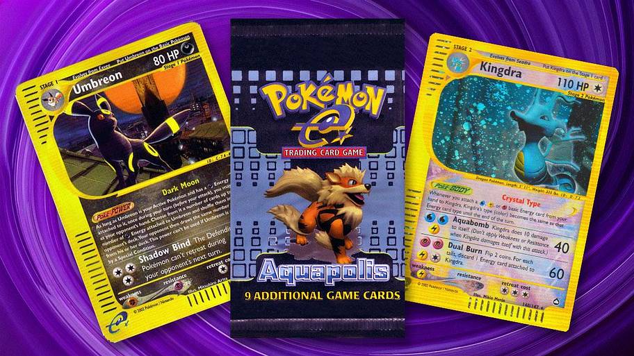 The 3 most iconic and valuable Pokémon cards from 2003 Aquapolis