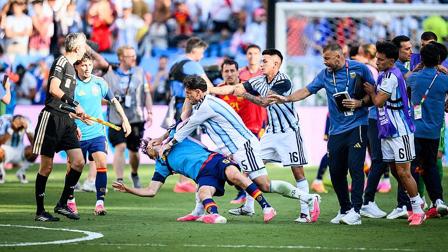 'Aggressive'—Gavi gives verdict on Argentina suspensions after World Cup final brawl