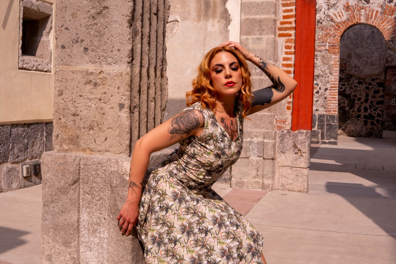Why the postcard print dress is the Euro summer look everyone wants to copy this season