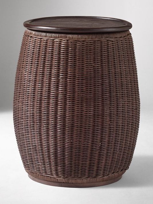 Aydan Rattan Storage Side Table (17