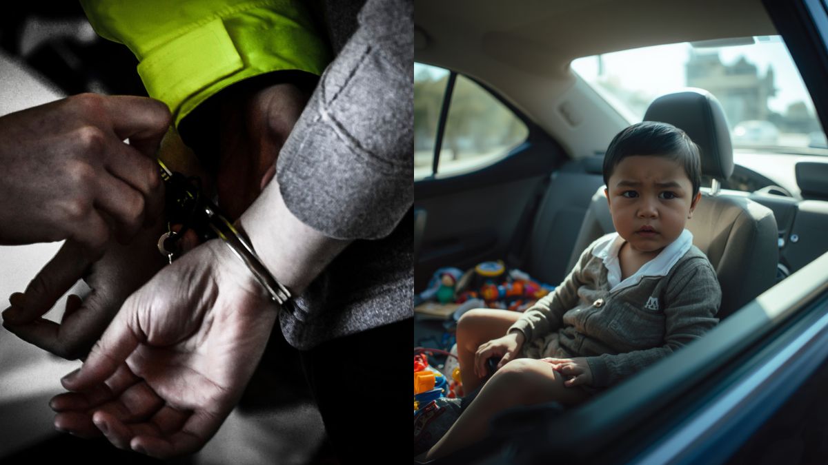 Uber Eats driver charged with child abuse after allegedly leaving 1-year-old son in hot car for nearly 30 minutes