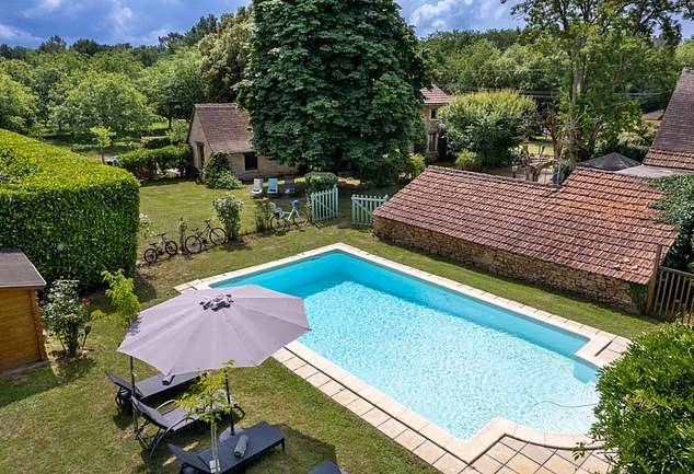 The home of Karen Carter, a 65-year-old married mother of four who was found outside the property she ran in the village of Trémolat