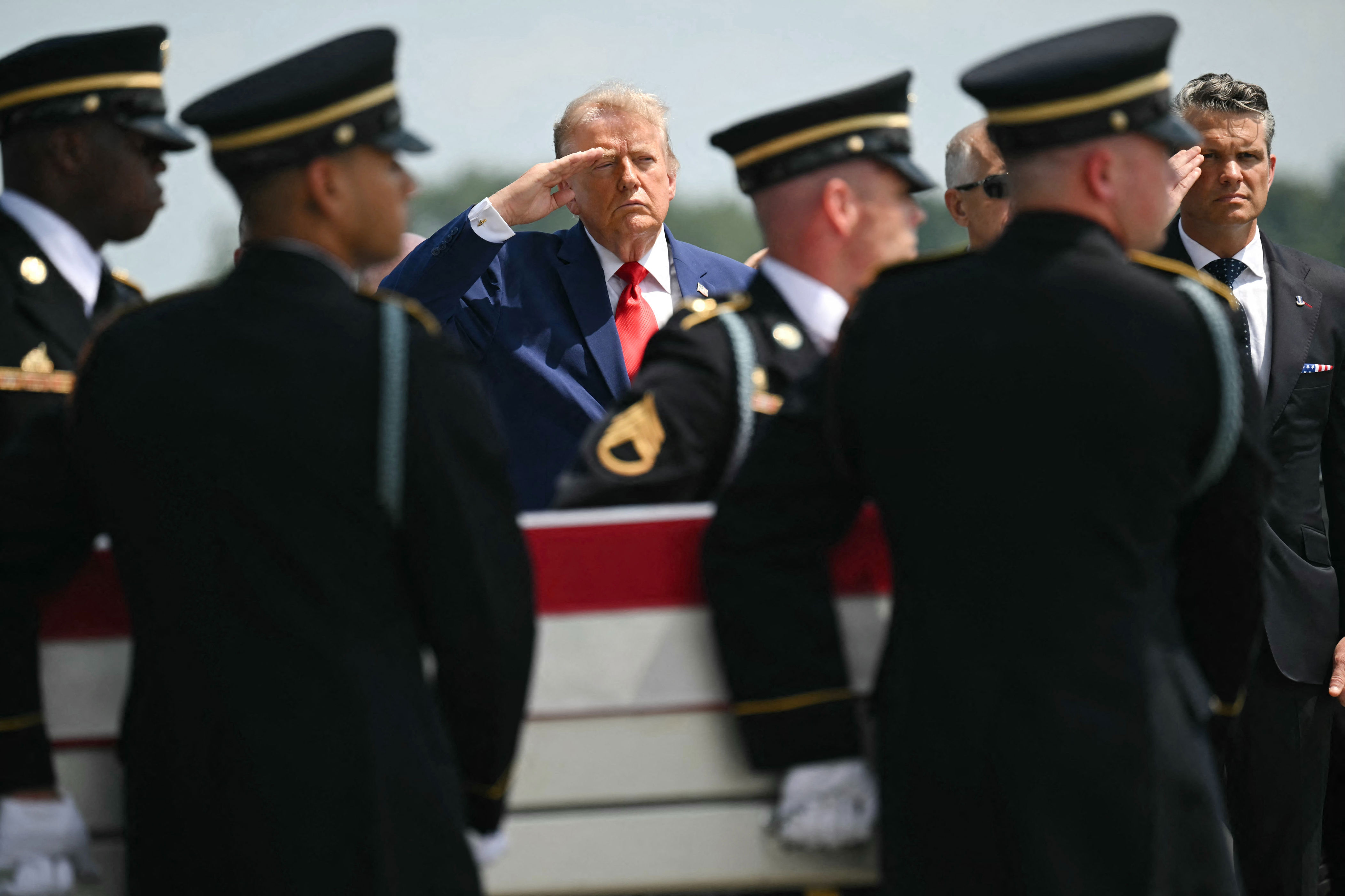 Trump attends dignified transfer of 4 US troops killed in Iran war: 'One of the hardest things to do'
