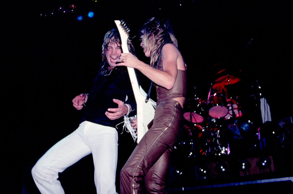 [L-R] Ozzy Osbourne and Randy Rhoads