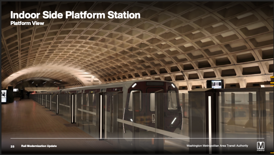 Why does Metro want to add platform screen doors for Red Line trains?
