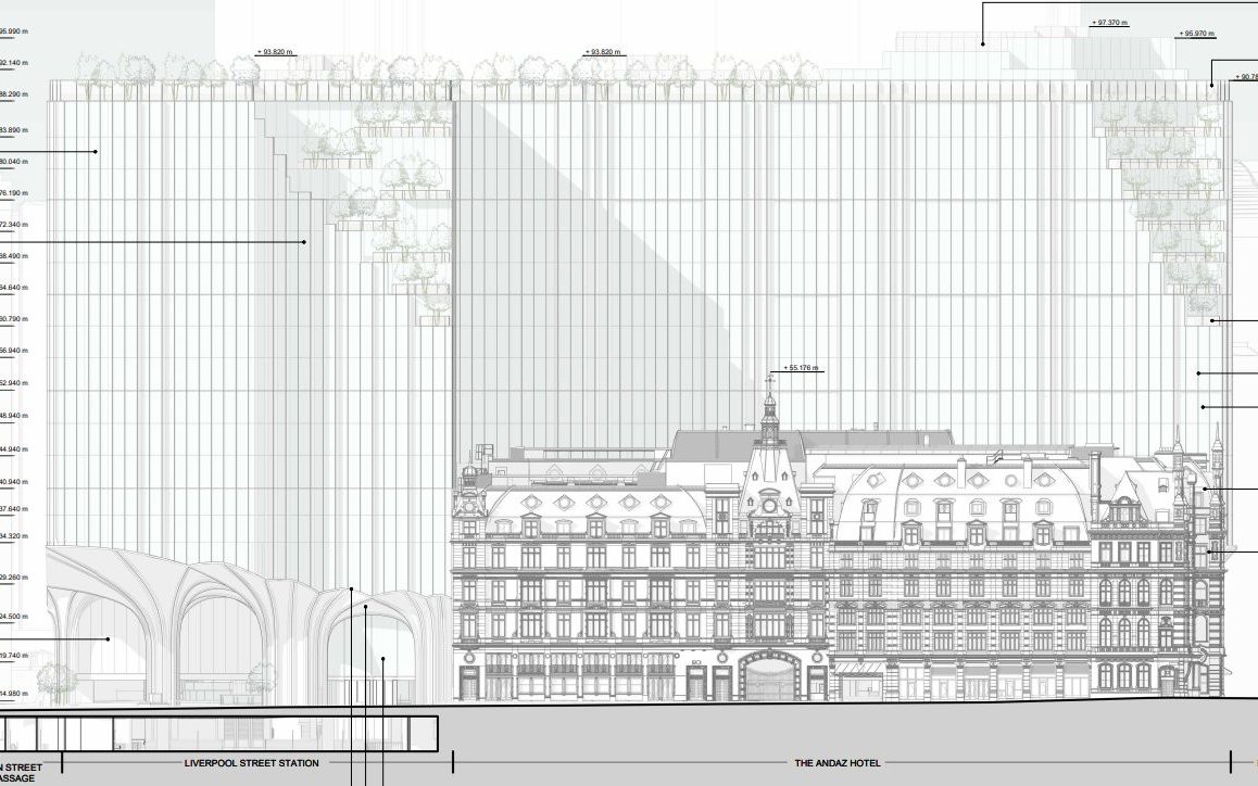 Plans that reveal how the huge development will envelope and obscure the Victorian station
