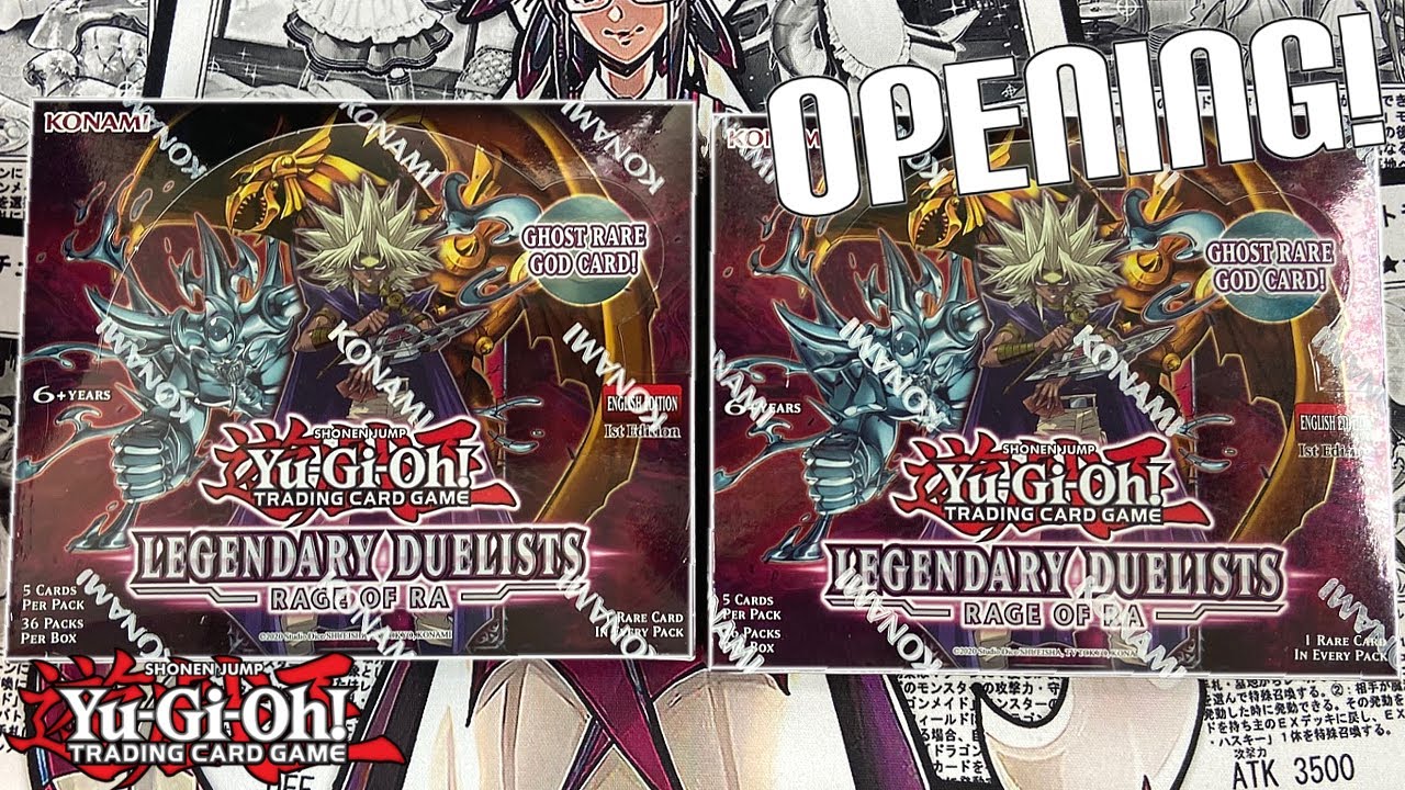 Double Opening Legendary Duelists Rage Of Ra Packs