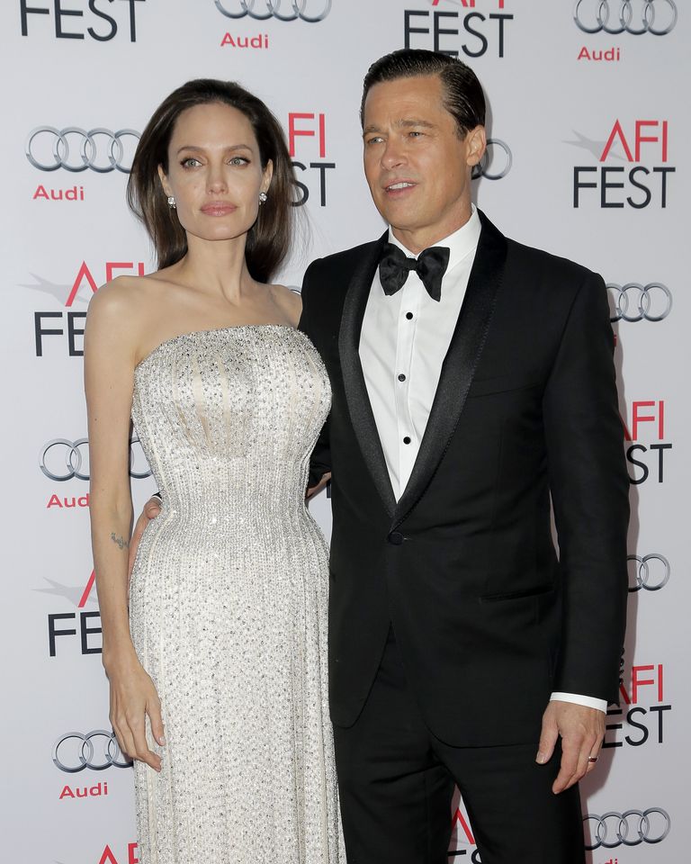 Angelina Jolie and Brad Pitt at the 2015 premiere of 'By the Sea' in Los Angeles