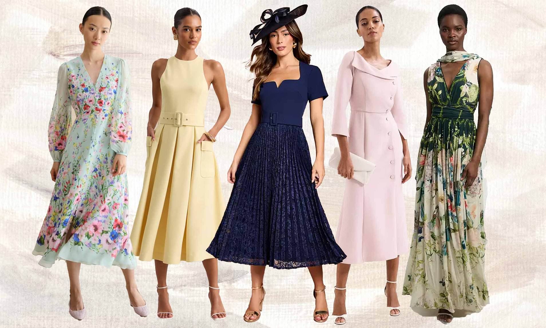 Wedding guest dress colours you can get away with - after Geri Halliwell's all-white outfit blunder