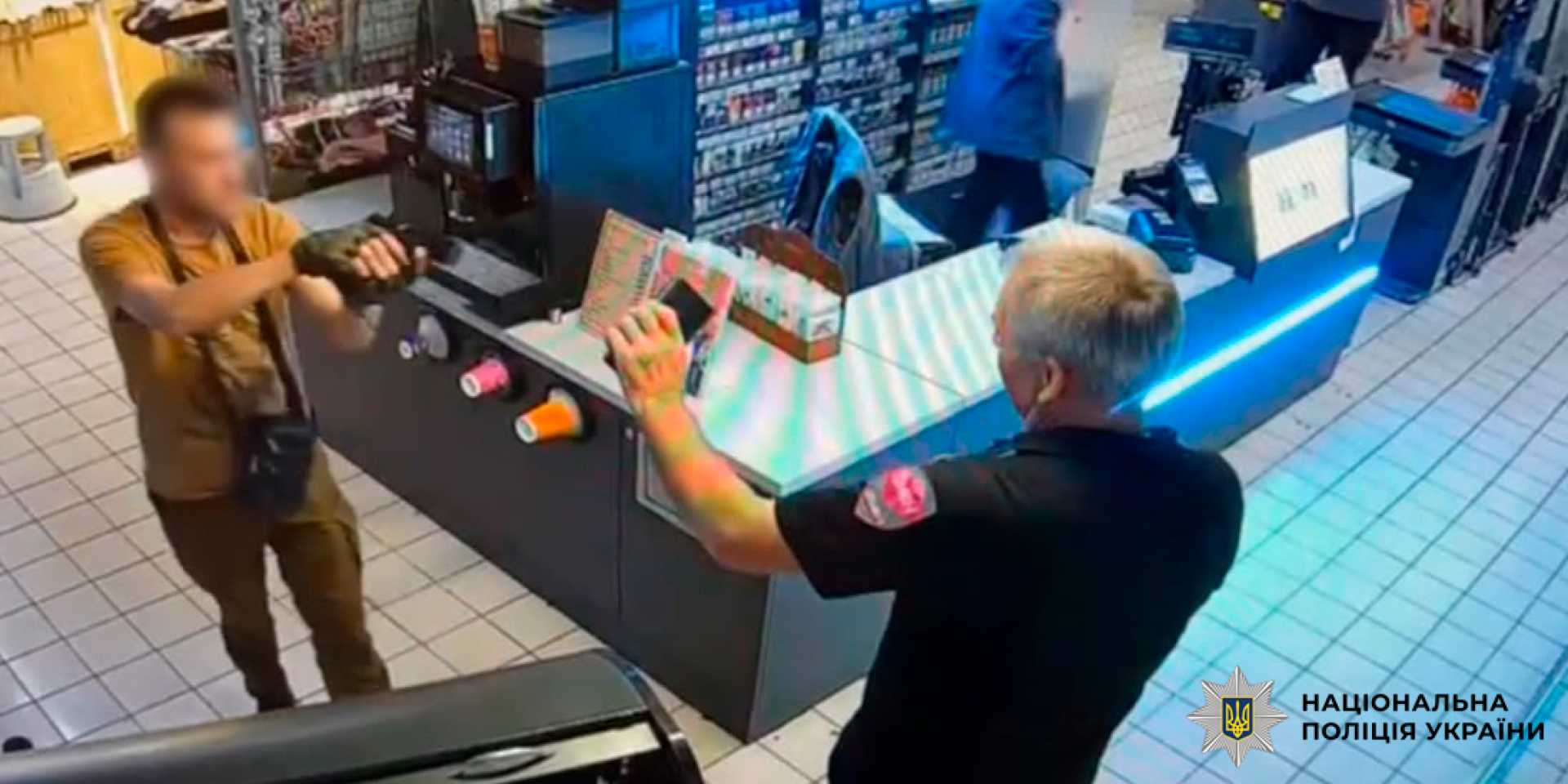 Man started shooting in Kyiv supermarket