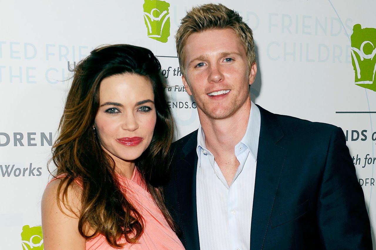 Amelia Heinle and Thad Luckinbill arrive at the United Friends of the Children's Brass Ring Awards Dinner at the Beverly Hilton Hotel on May 4, 2010, in Los Angeles, Calif.