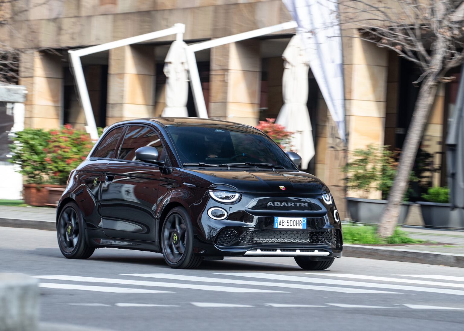 The Abarth 500e range now starts at £ (Abarth)