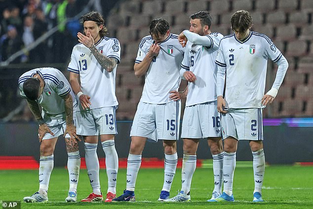 Italy have failed to qualify for the last three World Cups and currently do not have a manager