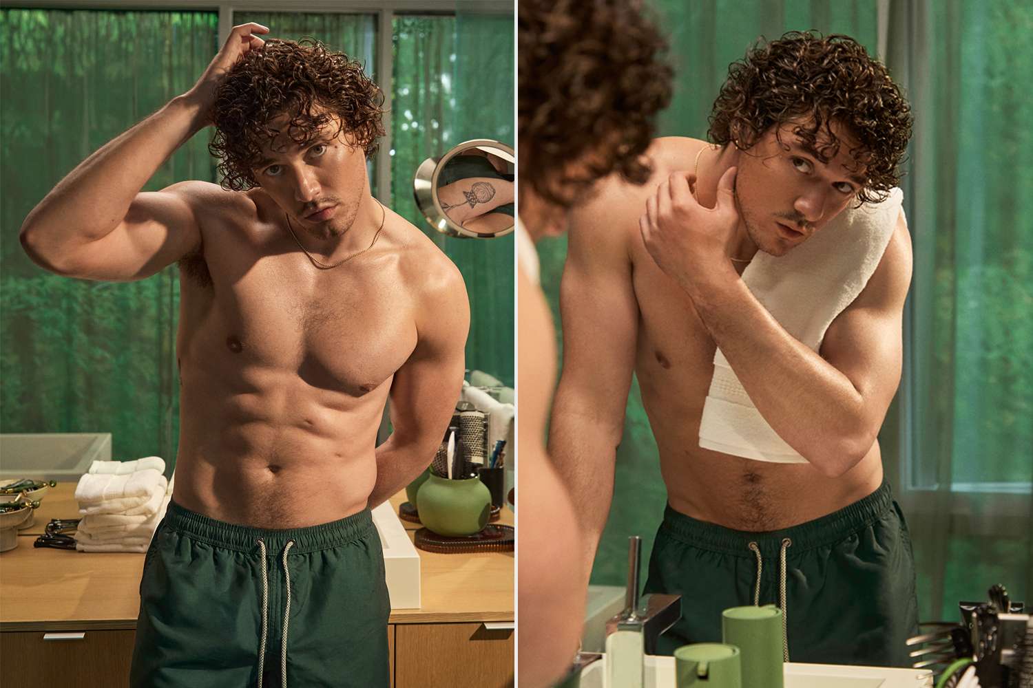 Off Campus star Belmont Cameli details his hair routine for thriving curls plus his coveted ab workout (exclusive)
