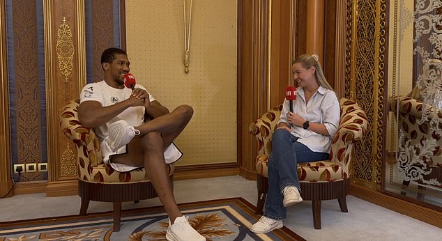 Daily Mail Sport's Charlotte Daly caught up with Joshua ahead of his return fight