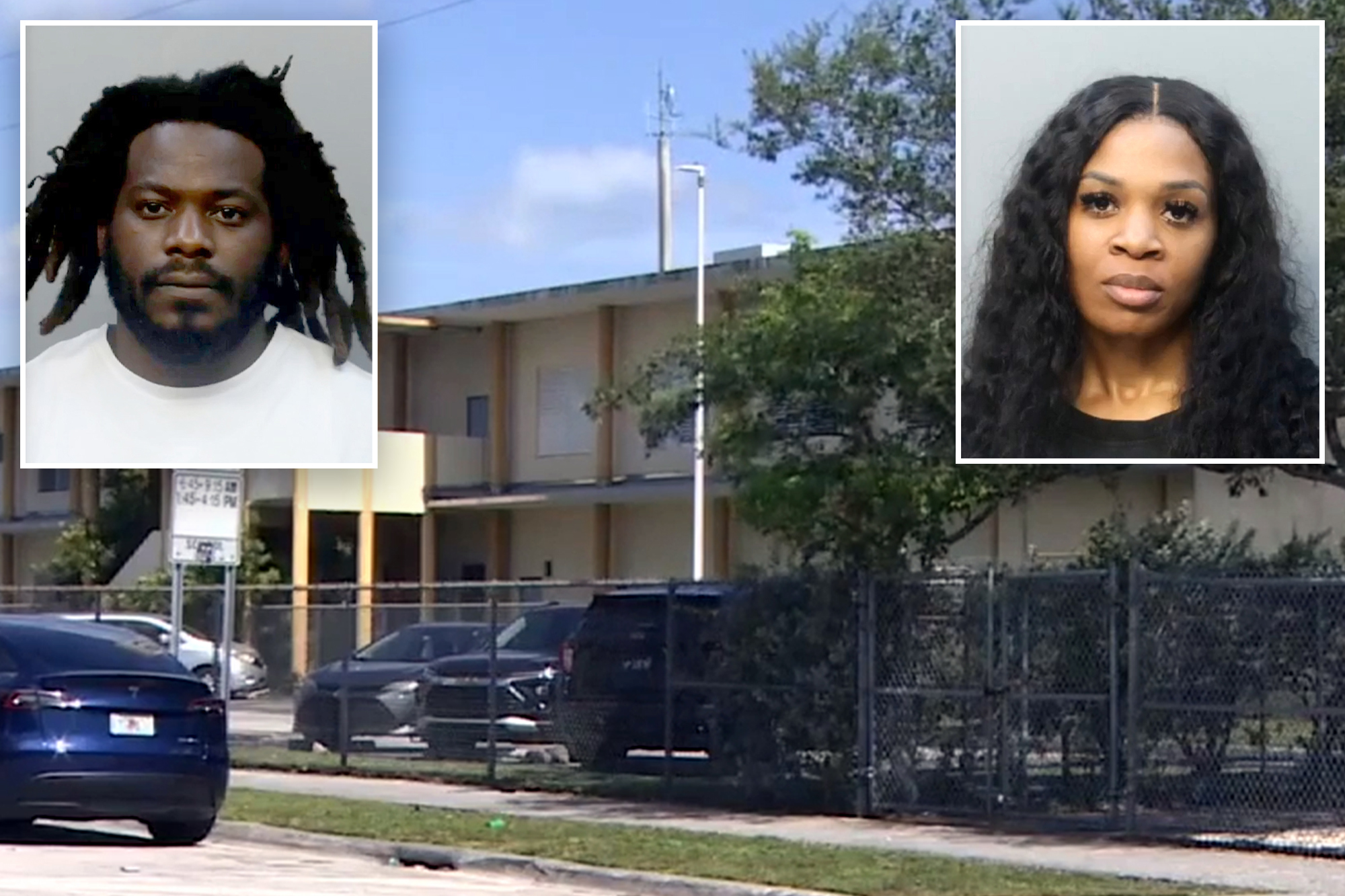 Florida teachers who used to date arrested after wild classroom brawl involving pepper spray: cops