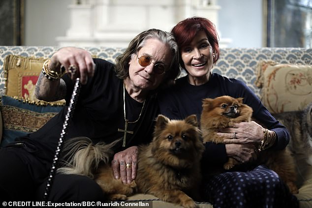 Ozzy was also remembered by his widow Sharon, who encouraged fans to 'remember how funny he was ¿ funny and charismatic and real' (Sharon pictured with Ozzy)