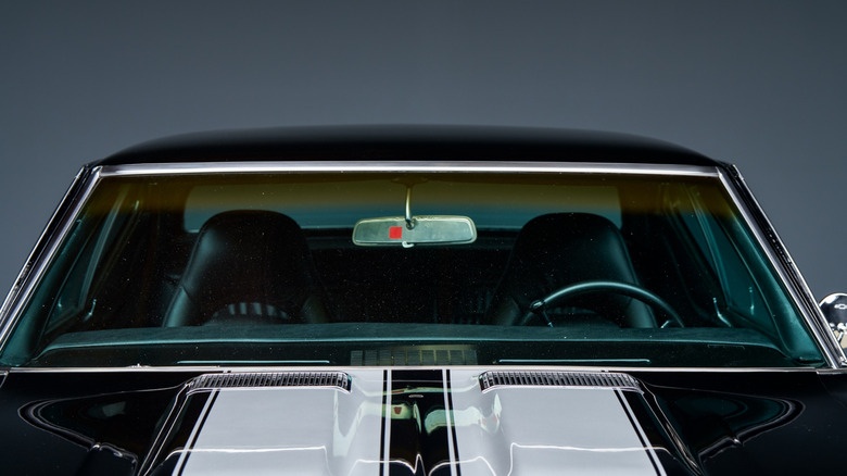 Why do some classic cars have wires in the windshield?