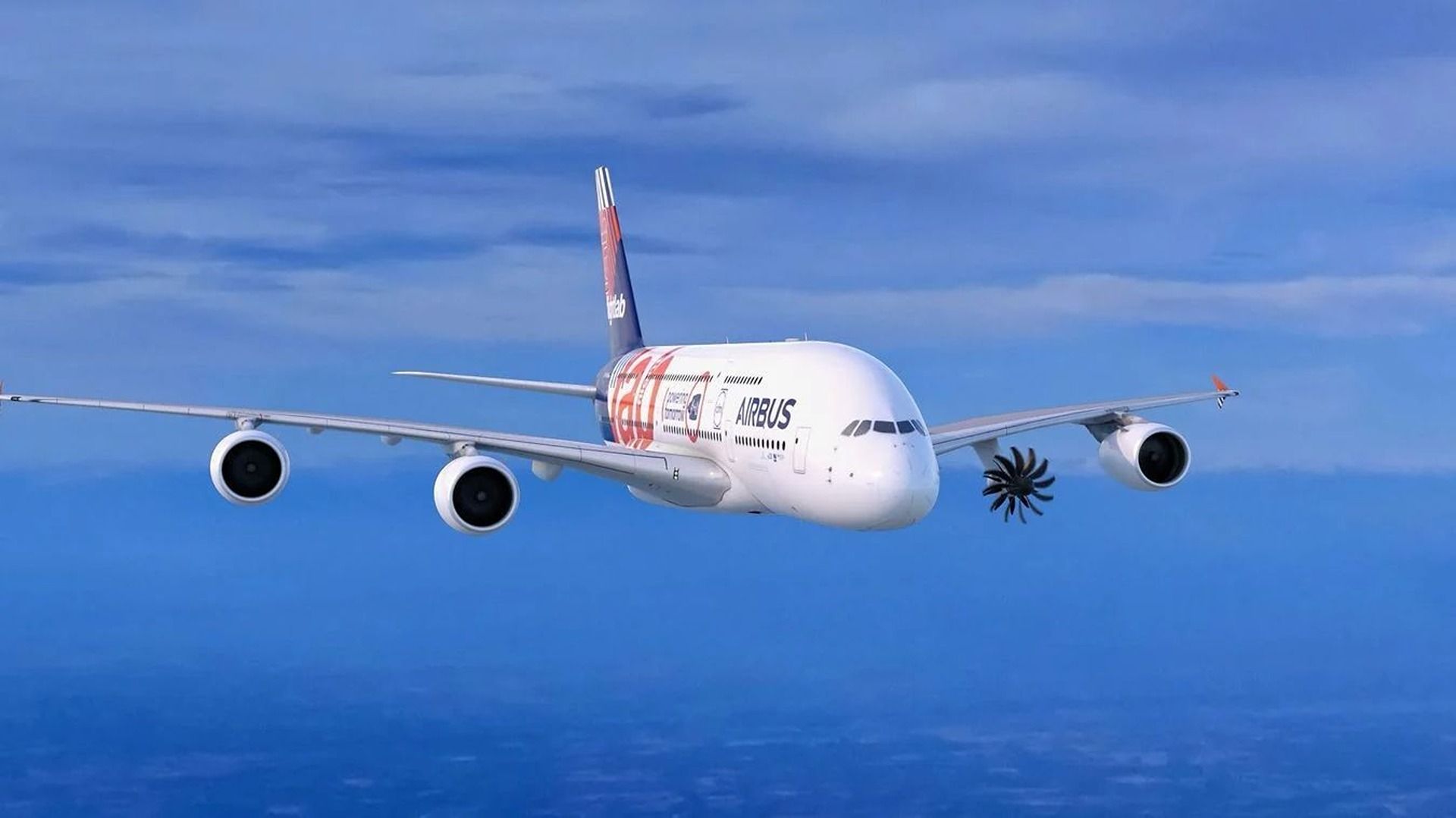 Airbus prepares to begin open fan engine testing on the massive A380