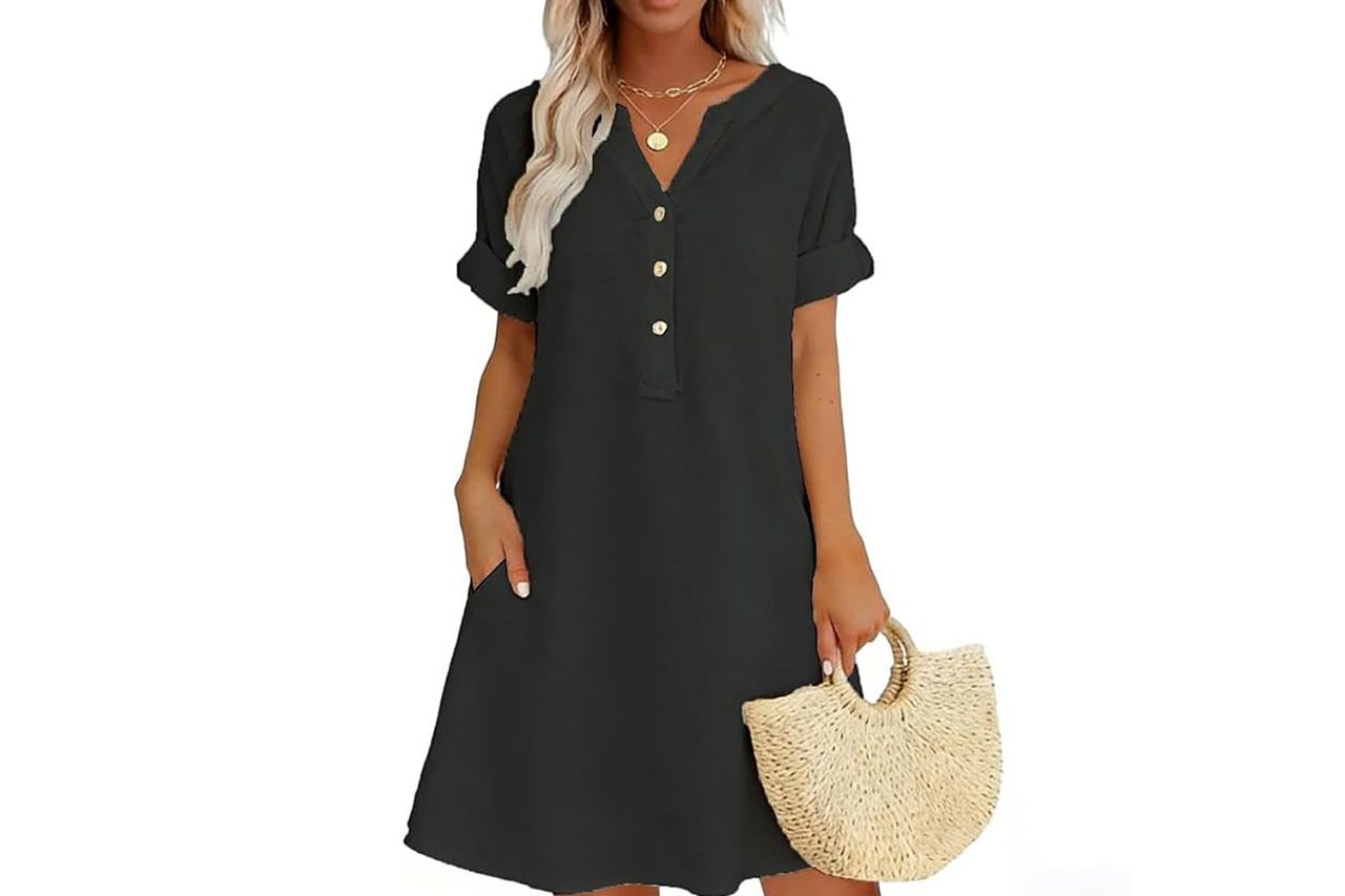 Linen Dress Women, Cotton Dresses for Women, Women's Summer Midi Linen Dresses. Linen Cotton Dresses for Women Spring