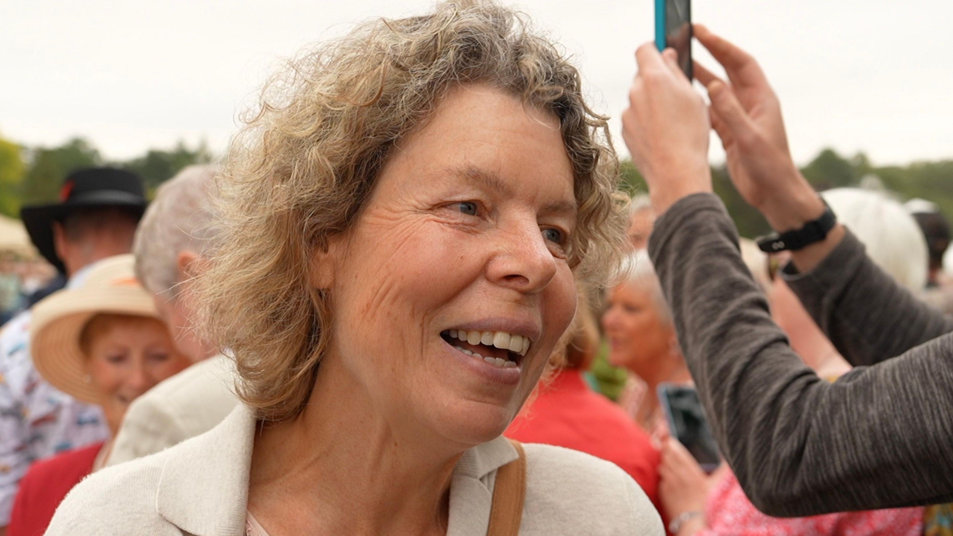 Agnes Watson, who has been to many RHS flower shows, said she liked the space at Sandringham compared to other RHS shows