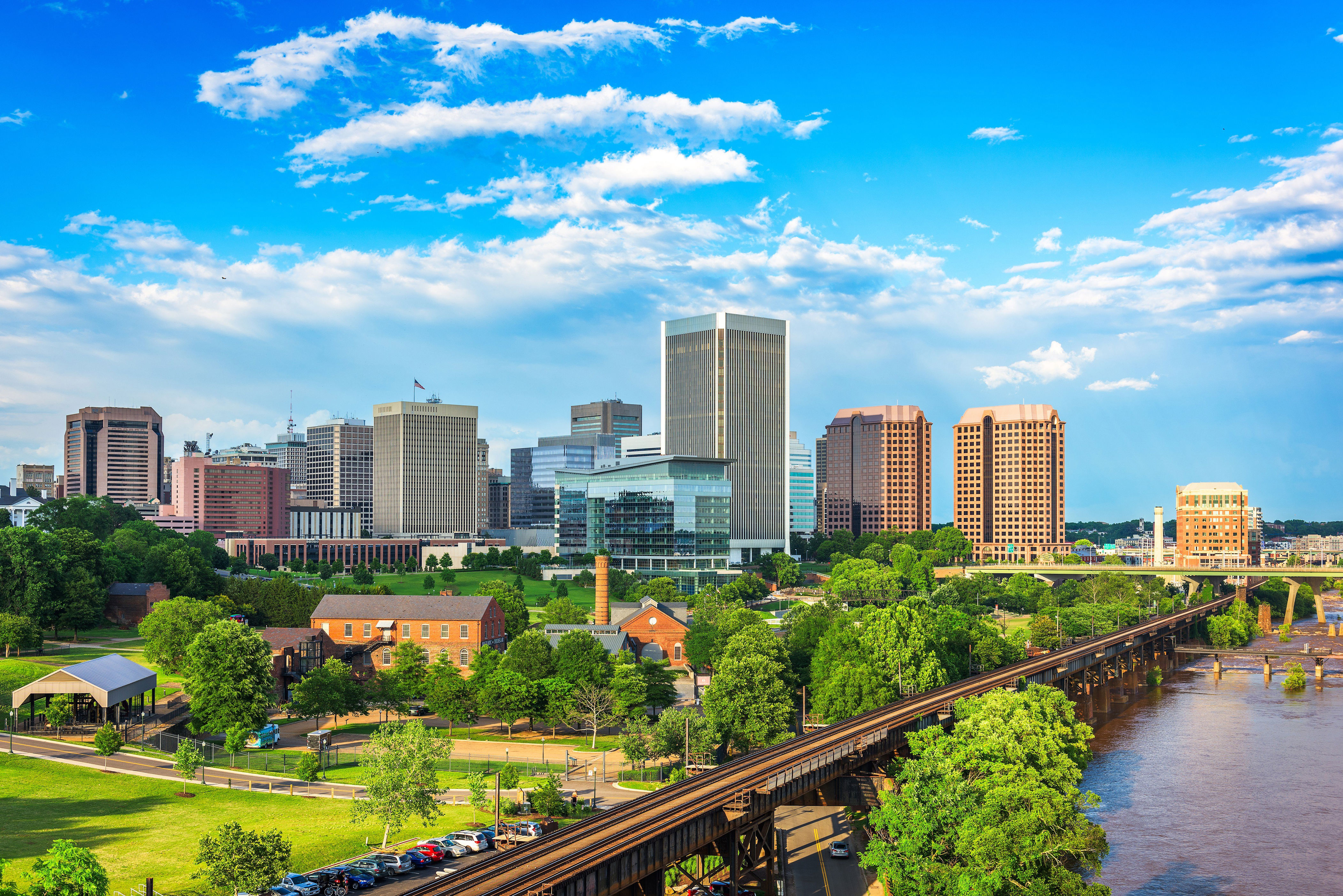 Richmond, Virginia, USA Downtown Skyline