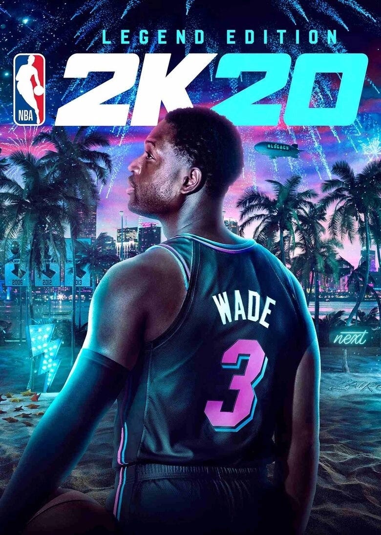 NBA 2K covers through the years