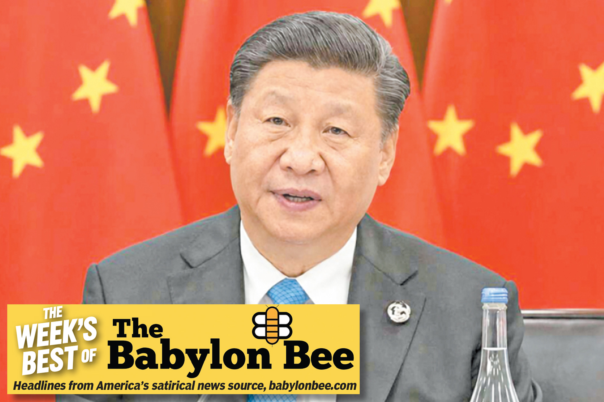 Best of the Babylon Bee: President Xi boasts that China 'would never rig an election' after winning with 100 percent of vote