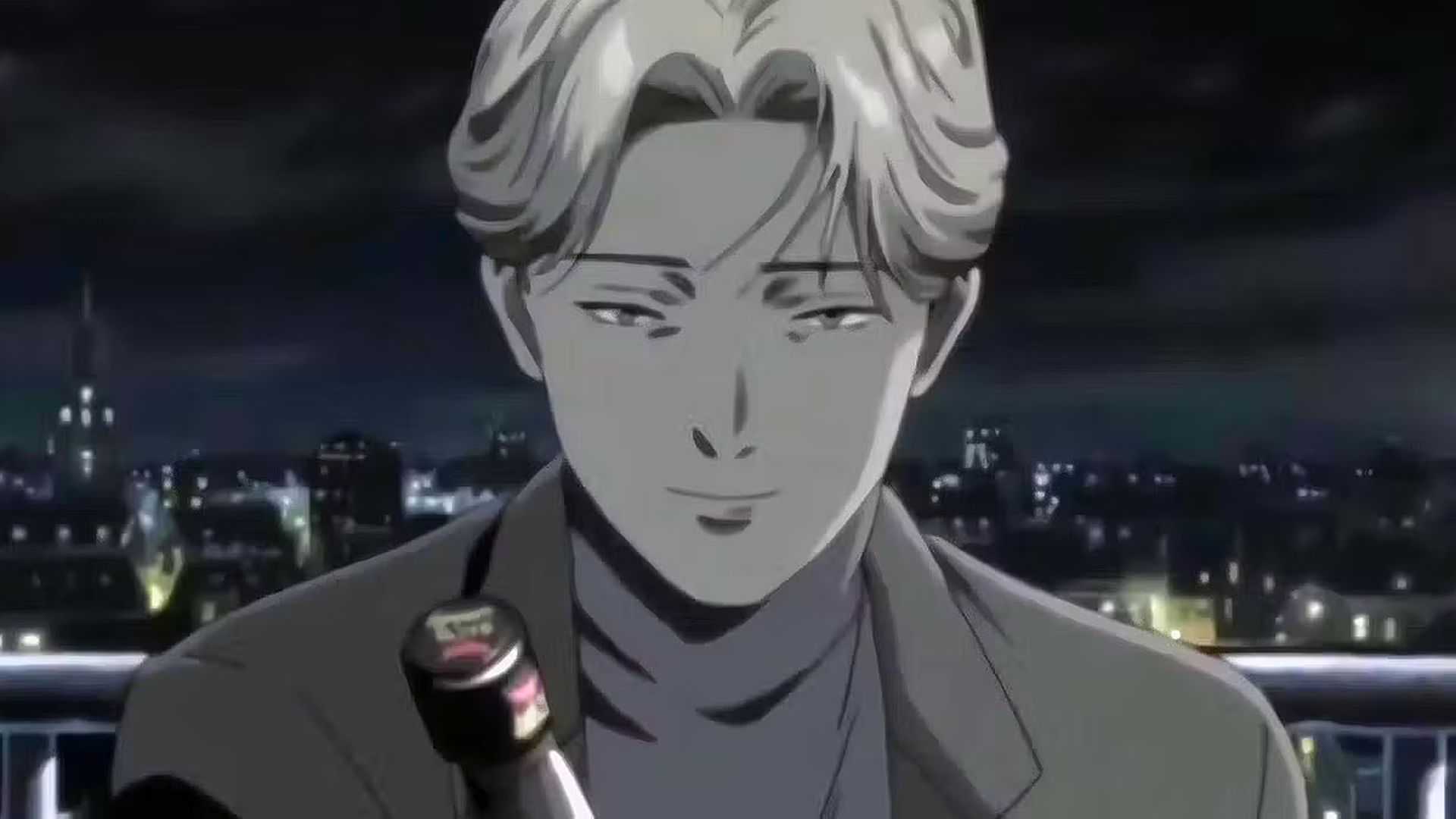 Johan Liebert sadistically offers alcohol in Monster
