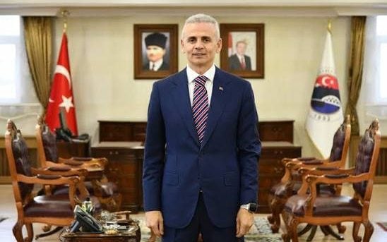 Mehmet Fatih Çiçekli, the former governor for Ardahan, in more traditional office work clothes