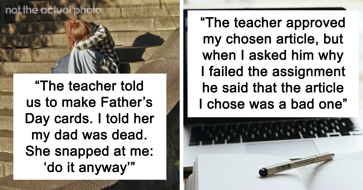 35 people share the biggest grudges they held against their teachers