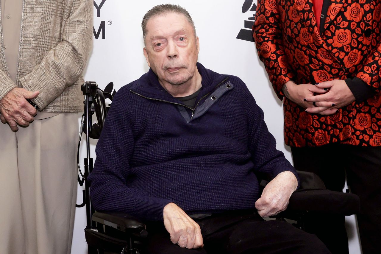 Tim Curry attends Celebrating the Music of 'The Rocky Horror Picture Show' at Grammy Museum L.A. Live on Oct. 15, 2025, in Los Angeles