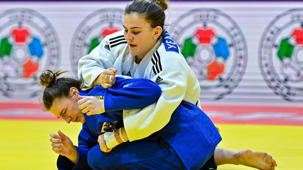 Yeats Brown (in white) finished fifth at the 2023 World Championships