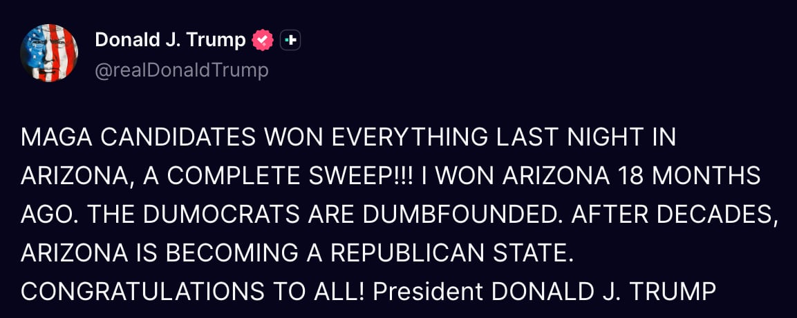 Truth Social / Donald Trump