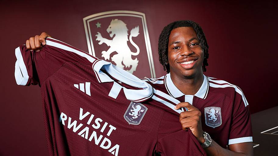 Aston Villa star Johan Manzambi