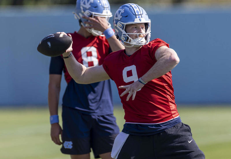 UNC football QB race has 'no leader in the clubhouse,' coach Bill Belichick says